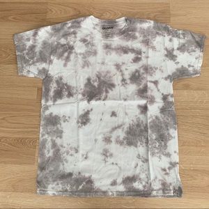 Neutral Taupe Gray Tie Dye T-shirt